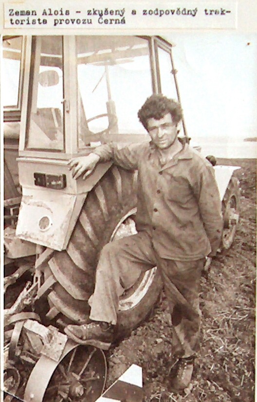  traktoristé Černá-Alois Zeman