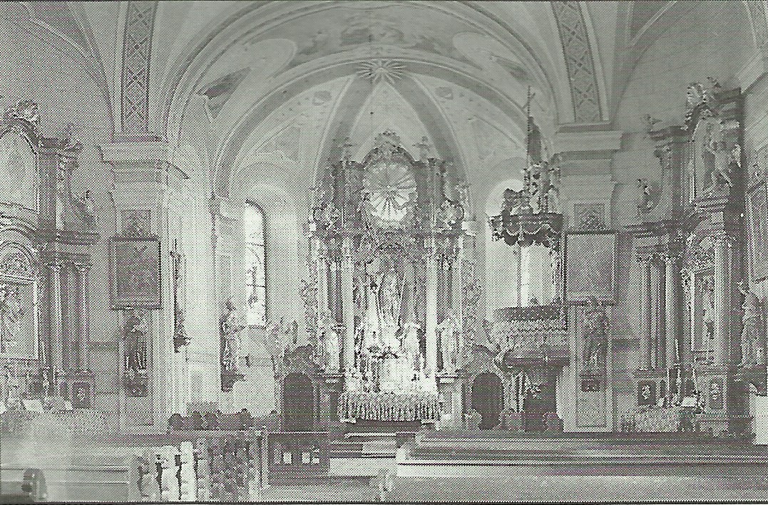 interiér kostela d.vl.
